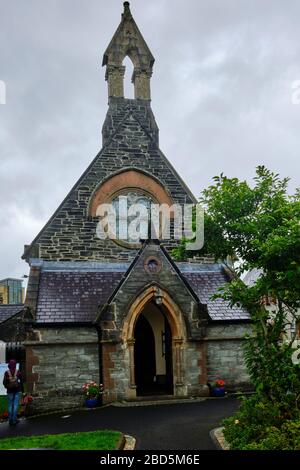 Chiesa di Sant'Agostino, Derry, Irlanda del Nord. E' uno dei due luoghi della città che pretendono essere il luogo del monastero originale di San Columba Foto Stock