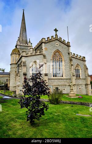 Cattedrale di San Colombano nella città murata di Derry, Irlanda del Nord, è la chiesa madre della diocesi di Derry e Raphoe and Foto Stock