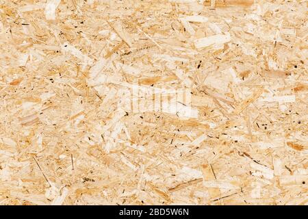 Legno orientato o OSB. Sterling board senza cuciture sfondo foto texture Foto Stock