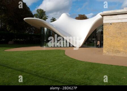 Zaha Hadid Architects Restaurant Serpentine Sackler Gallery, West Carriage Drive, Londra W2 2AR Foto Stock