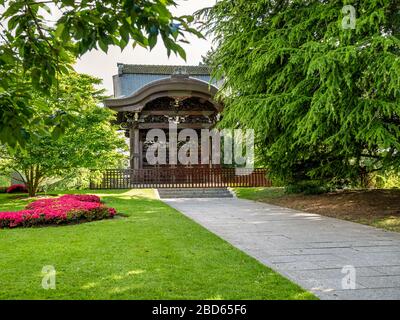 Giardini Kew Gateway giapponesi Foto Stock