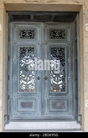 Stanford University Memorial Church Door Foto Stock