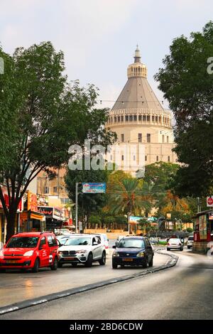 NAZARETH, ISRAELE - 21 SETTEMBRE 2017: Basilica dell'Annunciazione a Nazareth, Israele Foto Stock