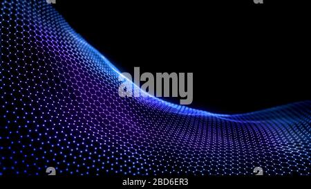 Abstract esagonale tecnologia stile sfondo Foto Stock
