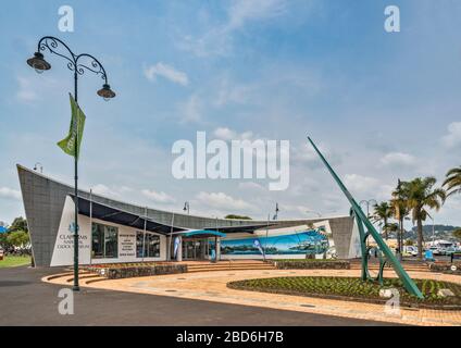 Museo Nazionale dell'Orologio Claphams, quadrante solare, a Whangarei, regione del Northland, Isola del Nord, Nuova Zelanda Foto Stock