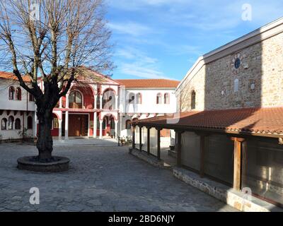 Arnaia-Chalkidiki-chiesa di Agios Stefanos Foto Stock