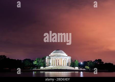 Thomas Jefferson Memorial Washington DC, Stati Uniti d'America Foto Stock