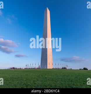 Monumento a Washington DC, Stati Uniti d'America, USA Foto Stock