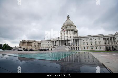 L'edificio del Campidoglio degli Stati Uniti a Washington DC, Stati Uniti d'America Foto Stock