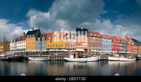 Bellissima la città di Copenhagen in Danimarca Foto Stock