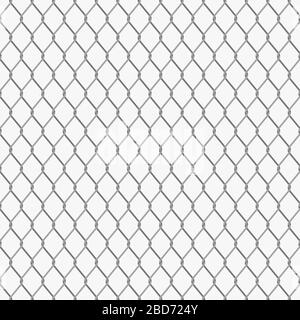 motivo senza giunture per fence di maglie a catena Illustrazione Vettoriale