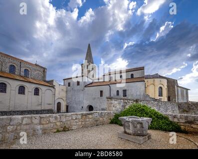 Basilica Eufrasiana a Porec, Croazia, Istria, Porec Foto Stock