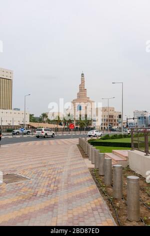 Abdullah Bin Zaid al Mahmoud Centro Culturale Islamico. Scene di Doha, Qatar. Foto Stock