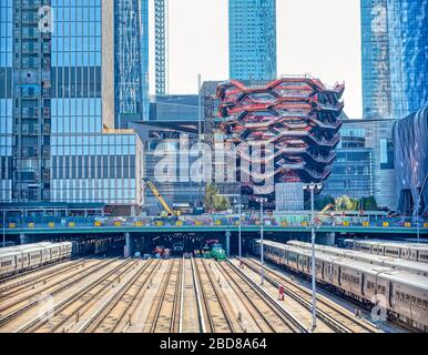 Nave come parte del progetto Hudson Yards a Manhattan, New York Foto Stock