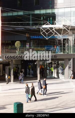 London Designer Outlet al Wembley Stadium, North West London, Brent Foto Stock