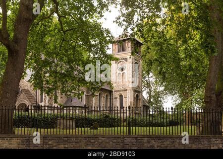 Chiesa di San Pancras ai Giardini di San Pancras Foto Stock