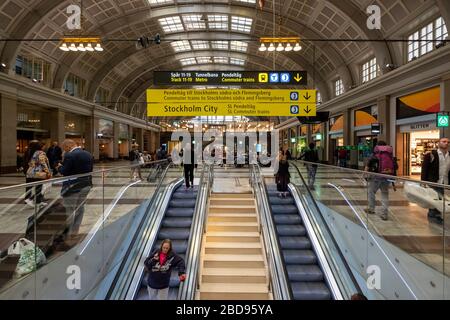 Stazione centrale di Stoccolma, Svezia, Europa Foto Stock