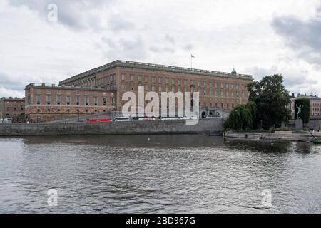 Il Palazzo Reale di Stoccolma, Stoccolma, Svezia, Europa Foto Stock