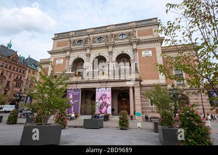 Teatro dell'Opera reale svedese a Stoccolma, Svezia, Europa Foto Stock