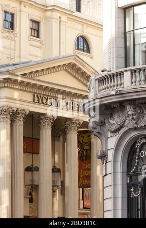 Lyceum Theatre London Strand, Aldwych, Covent Garden Foto Stock