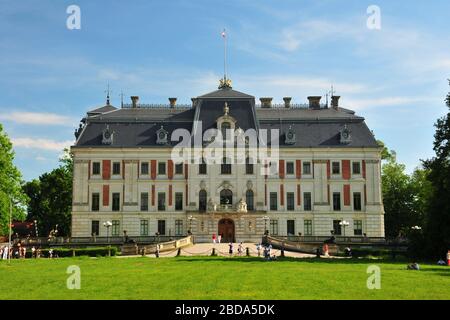 Il Castello di Pszczyna. Pszczyna, Voivodato della Slesia, Polonia Foto Stock