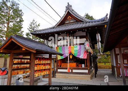 Tempio di Kodaiji vicino al Santuario di Yasaka a Kyoto, Giappone. Foto Stock