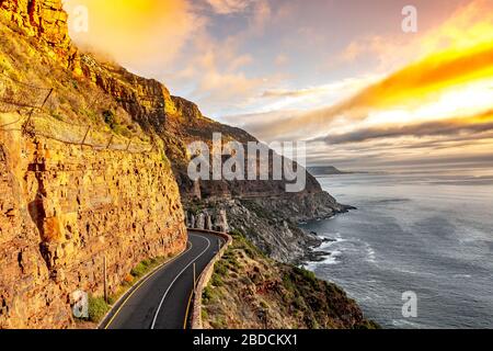 Chapman's Peak Drive, Città del Capo Foto Stock