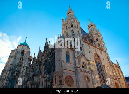 Domkirche St Stephan famosa cattedrale di Vienna Foto Stock