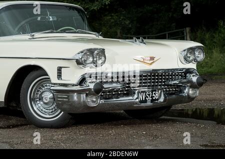 1958 Cadillac Sedan Deville classica auto americana Foto Stock