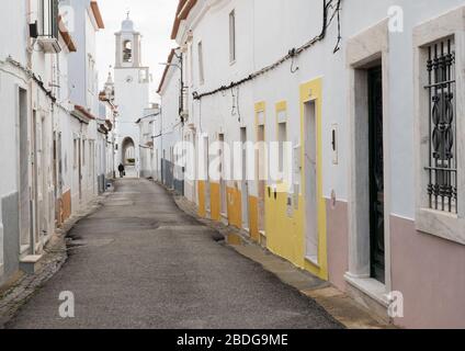 Strada storica di Borba, Alentejo, Portogallo Foto Stock