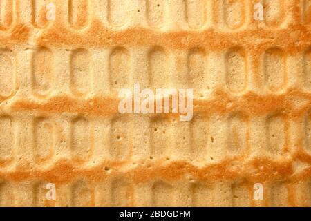 La superficie di waffle, torte fatte in casa. Foto Stock