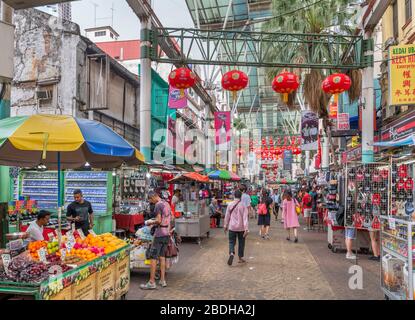 Petaling Street (Jalan Petaling), Chinatown, Kuala Lumpur, Malesia Foto Stock