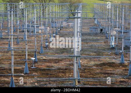 Ampio array di antenne per condizioni atmosferiche Foto Stock