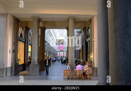 Galleria reale di Saint Hubert galleria di negozi.Brussels.Belgium Foto Stock