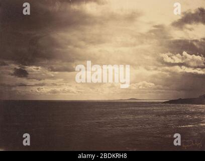 Gustave le Grey (Francese - Cielo nuvoloso - Mar Mediterraneo (Ciel Charge - Mer Mediterranee)) Foto Stock