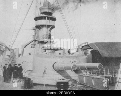GWS scharnhorst 01, torretta posteriore. Foto Stock