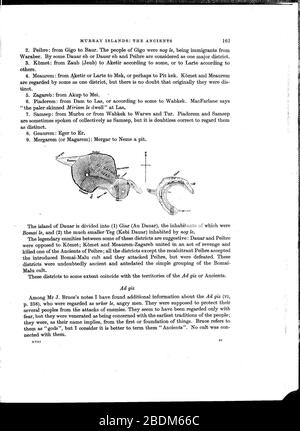 Haddon-Reports della spedizione antropologica di Cambridge a Torres Straits-Vol 1 Etnografia generale-ttu stc001 000031 Seite 181 Bild 0001. Foto Stock