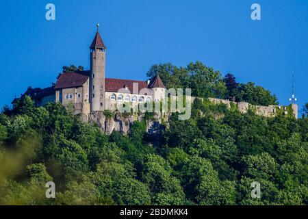 Burg Teck, Kirchheim/Teck, BW, Deutschland Foto Stock