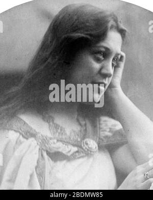 Hannah de Rothschild, successivamente Contessa di Rosebery, di Julia Margaret Cameron (tagliato). Foto Stock