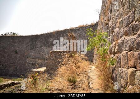 Il percorso a piedi dei passi di pietra nella foto di Fort Stock Foto Stock