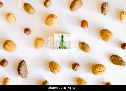 Natale noce mix. Foto Stock