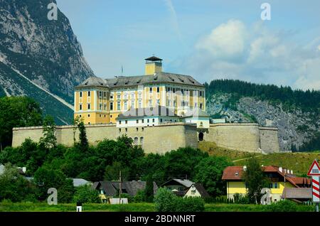 Austria, castello Trautenfels in Stiria Foto Stock