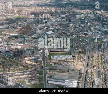 1990, Bramall Lane, sede del gruppo Sheffield United, prima dello sviluppo, Sheffield, South Yorkshire, Northern England, UK Foto Stock