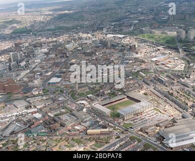 1990, Bramall Lane, sede del gruppo Sheffield United, prima dello sviluppo, Sheffield, South Yorkshire, Northern England, UK Foto Stock