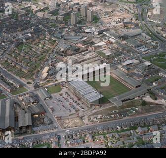 1990, Bramall Lane, sede del gruppo Sheffield United, prima dello sviluppo, Sheffield, South Yorkshire, Northern England, UK Foto Stock