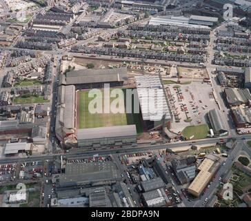 1990, Bramall Lane, sede del gruppo Sheffield United, prima dello sviluppo, Sheffield, South Yorkshire, Northern England, UK Foto Stock