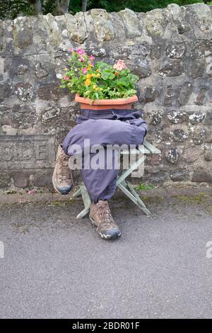 Galphay Village Scarecrow Festival 2019; Yorkshire; Inghilterra; Foto Stock