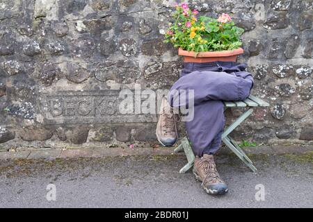 Galphay Village Scarecrow Festival 2019; Yorkshire; Inghilterra; Foto Stock