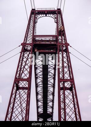 Puente Colgante de Bizkaia. Portoghese. Bizkaia. País Vasco. España Foto Stock