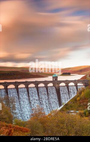 Craig Goch Dam, Elan Valley, Powys, Mid Wales, UK Foto Stock